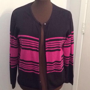 Pink Striped Button-up Seater